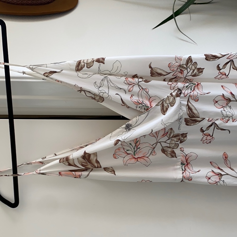 Lush floral print jumpsuit